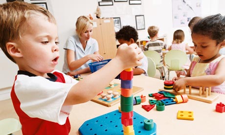 Playing blocks
